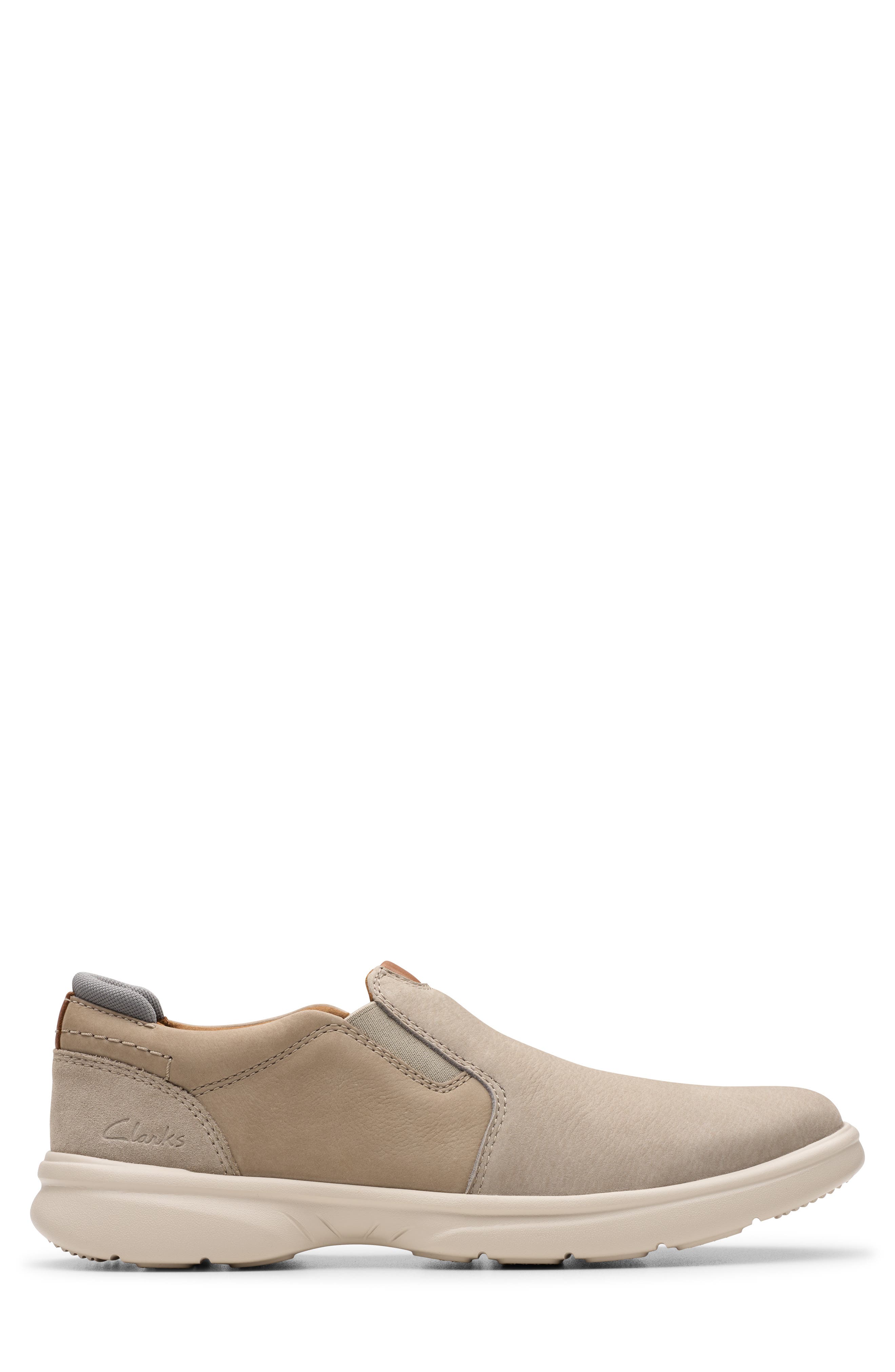 Clarks<sup>®</sup> Bradley Ease Slip-On, Alternate, color, Light Grey Nub