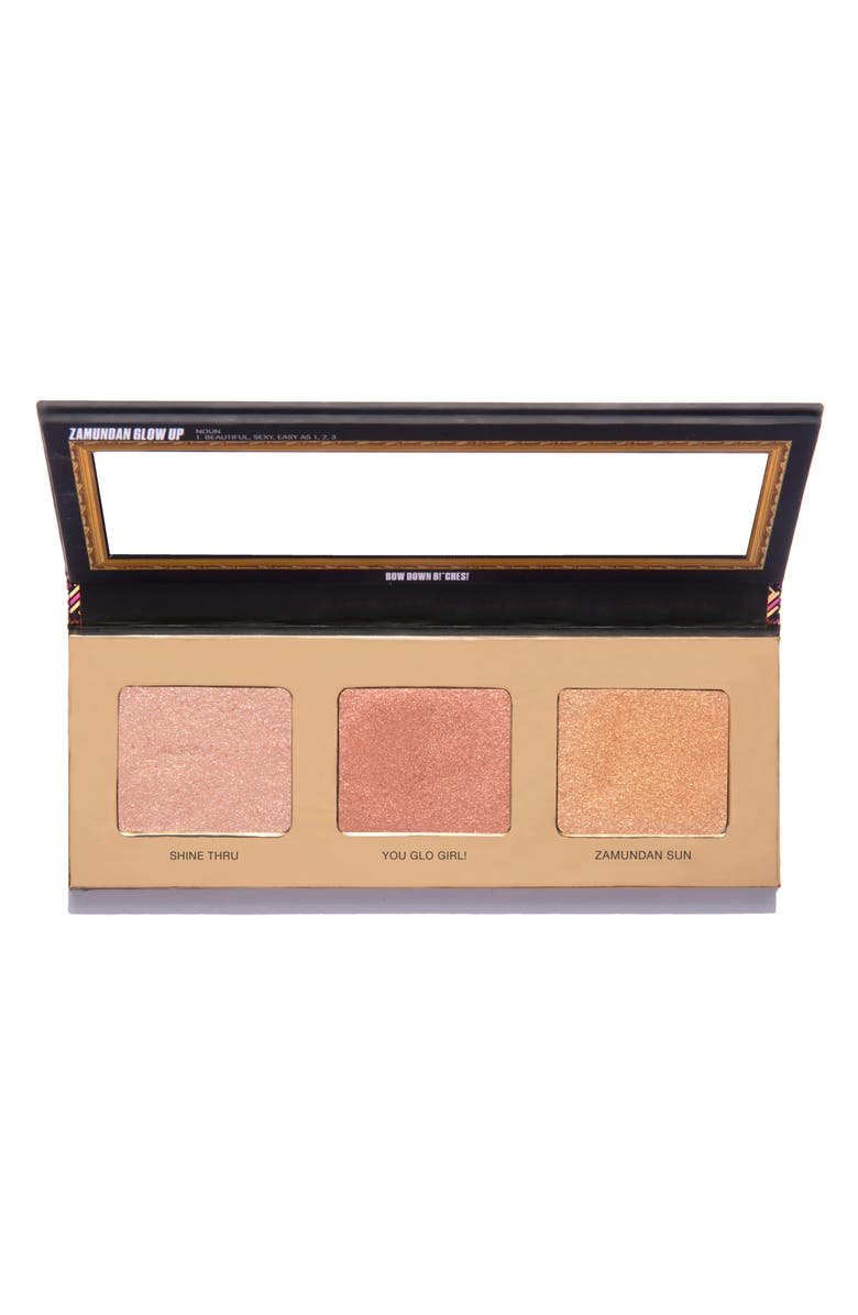 UOMA Beauty Black Magic 'Coming 2 America' Zamundan Glow Up Color Palette, Main, color,