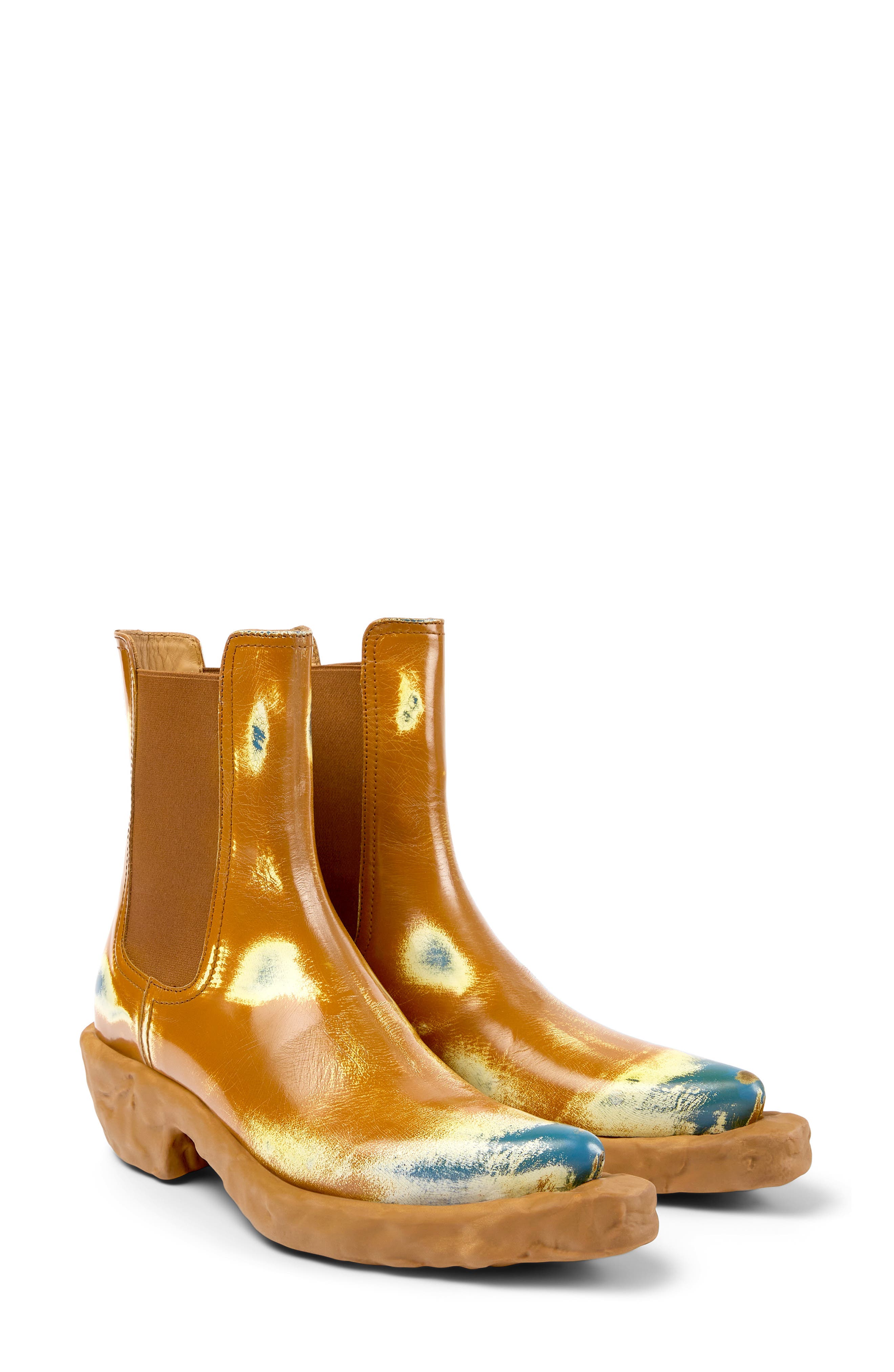 Gender Inclusive Venga Chelsea Boot, Main, color, BROWN MULTI