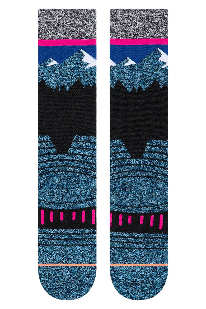 Ridge Line Boot Socks, Alternate, color, TEAL