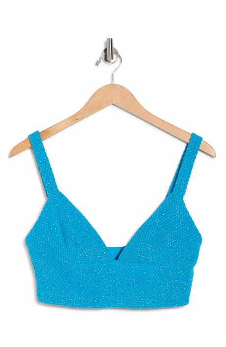 L'AGENCE Castalia Cotton Blend Crop Top