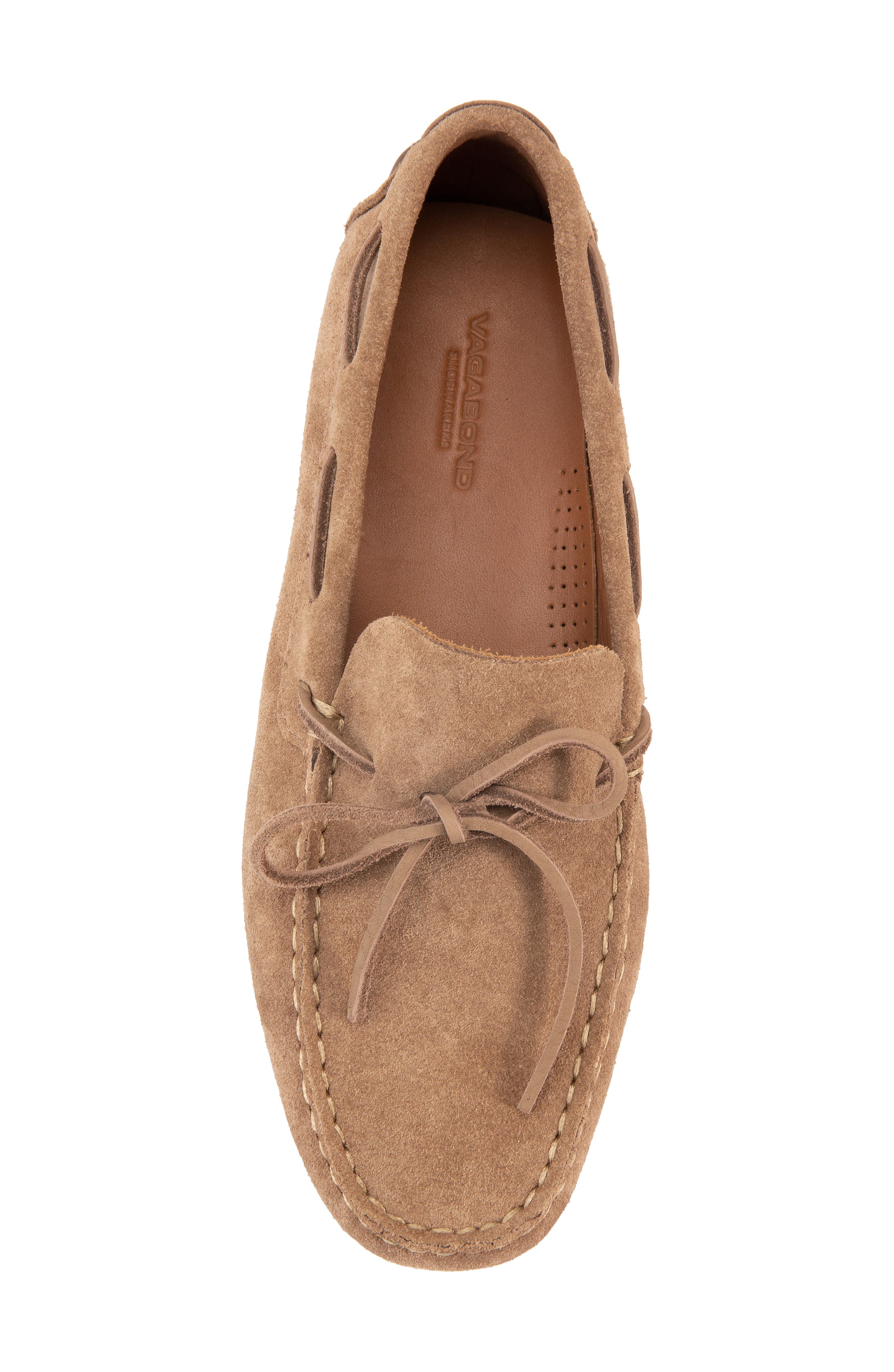 Vagabond Shoemakers Larissa Boat Shoe, Alternate, color, Dark Sand