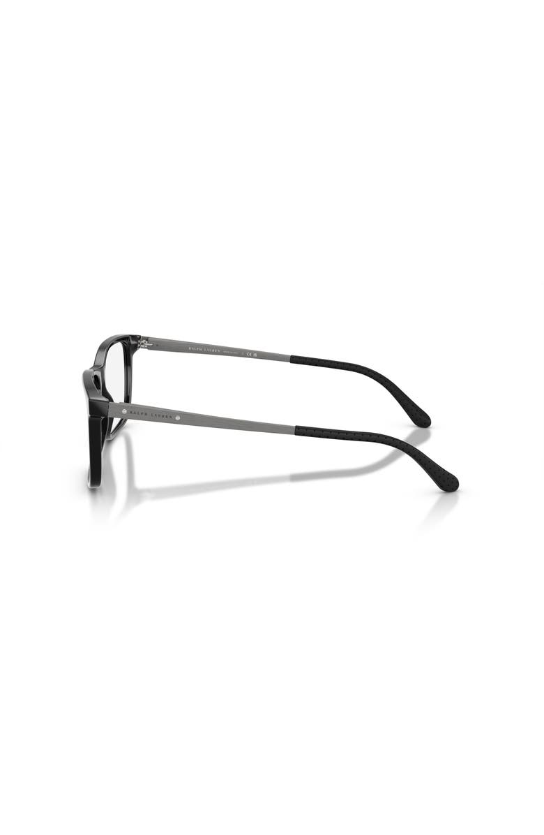 Ralph Lauren 58mm Rectangle optical glasses, Alternate, color, Black