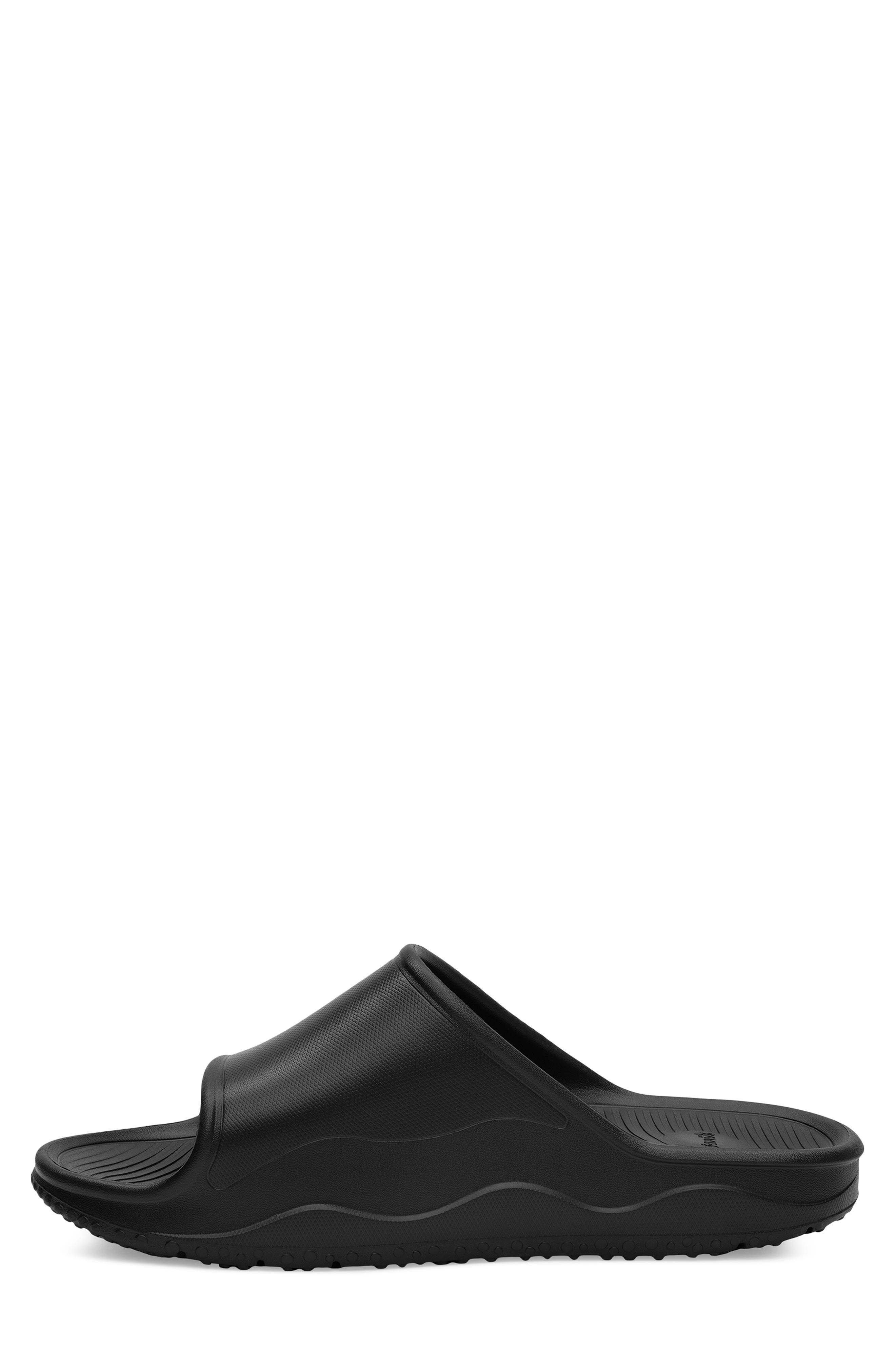 Beer Foamie Slide, Alternate, color, BLACK