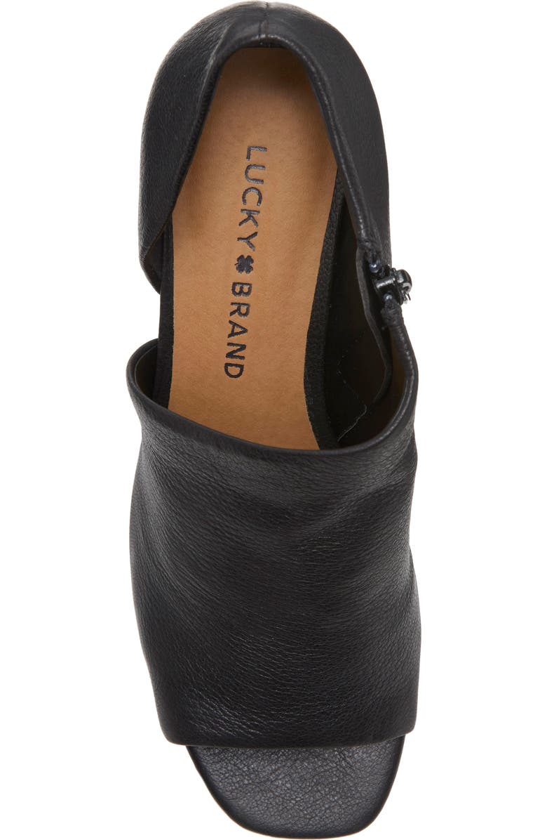 Lucky Brand Tylera Open Toe Wedge Bootie, Alternate, color,