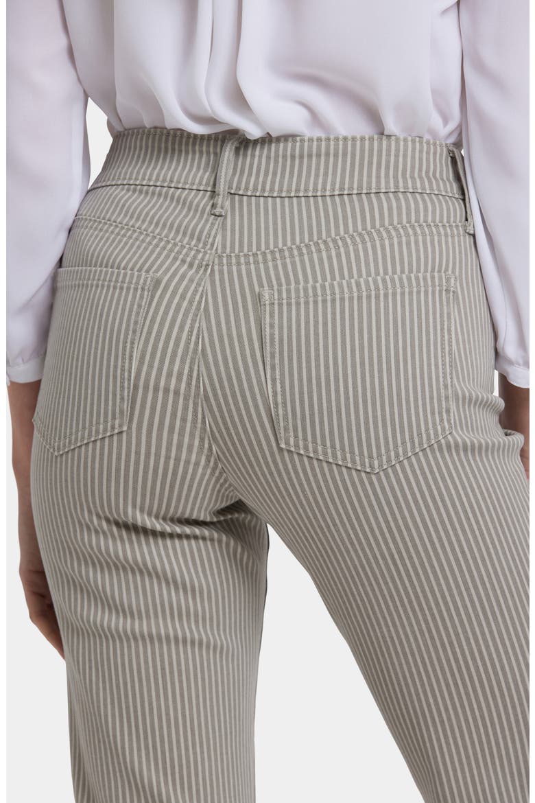 Ellison Cool Embrace® Stripe High Waist Ankle Straight Leg Jeans, Alternate, color, HIDDEN LODGE STRIPE