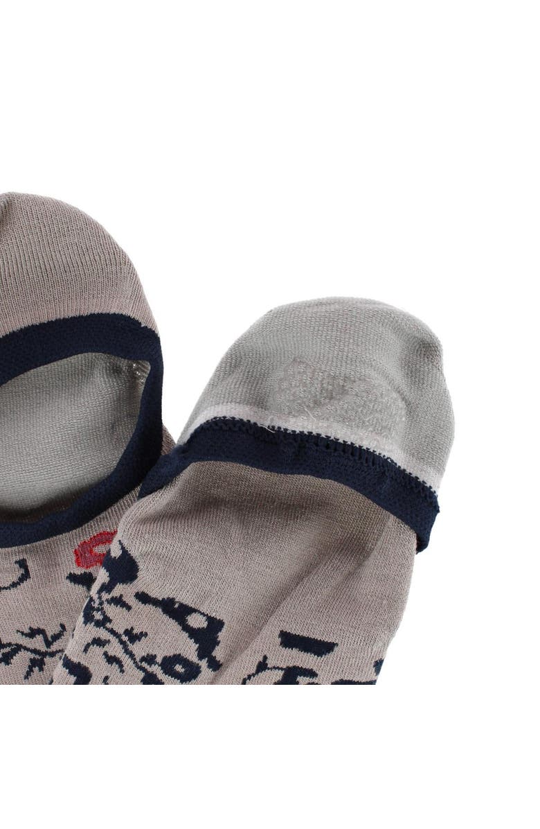 Dead Soxy Men's Summer Floral No-Show Premium Novelty Socks, Alternate, color, Tan