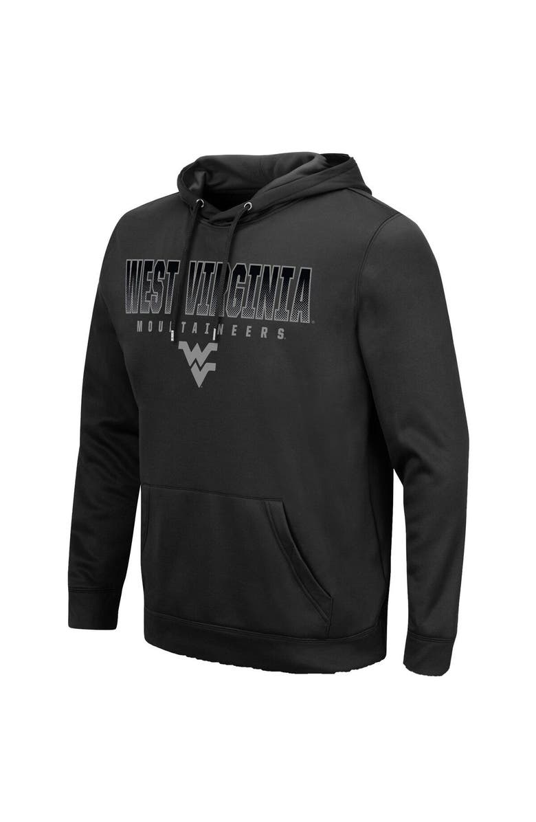 COLOSSEUM Men's Colosseum Black West Virginia Mountaineers Blackout 3.0 Pullover Hoodie, Alternate, color, Black
