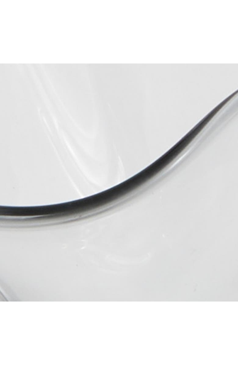 VIVIAN LUNE HOME Clear Glass Vase, Alternate, color, Clear