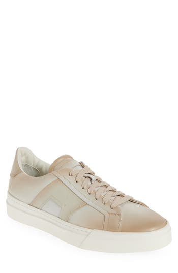 Santoni Goni Sneaker In White