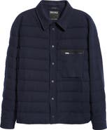 ZEGNA Oasi Quilted Water Repellent Cashmere Down Shirt Jacket