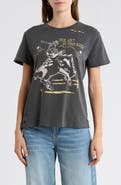 Junk Food Ain't My First Rodeo Distressed Graphic T-Shirt