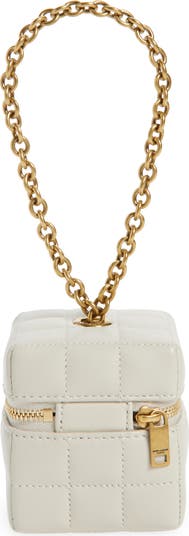 Mini Cassandre Matelassé Carré Leather Wristlet