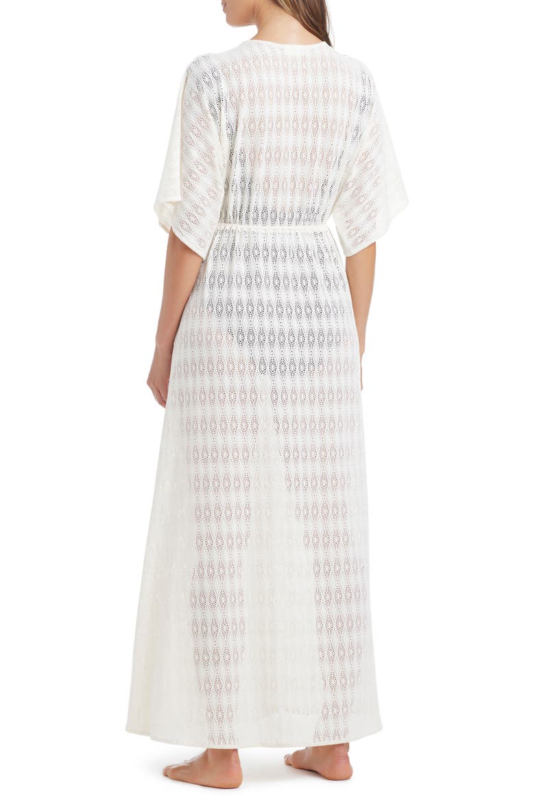 Open Stitch Cover Up Caftan, Alternate, color, COCONUT WATER