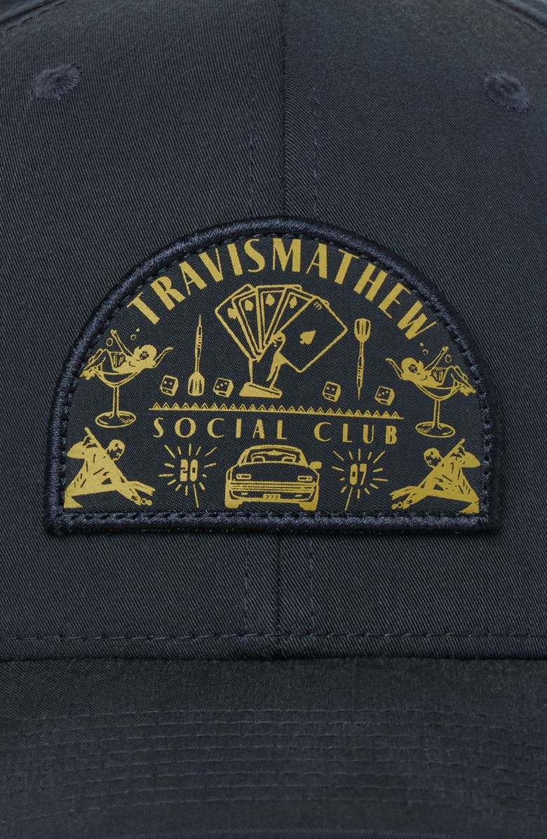 TravisMathew Club Dues Baseball Cap, Alternate, color, Total Eclipse