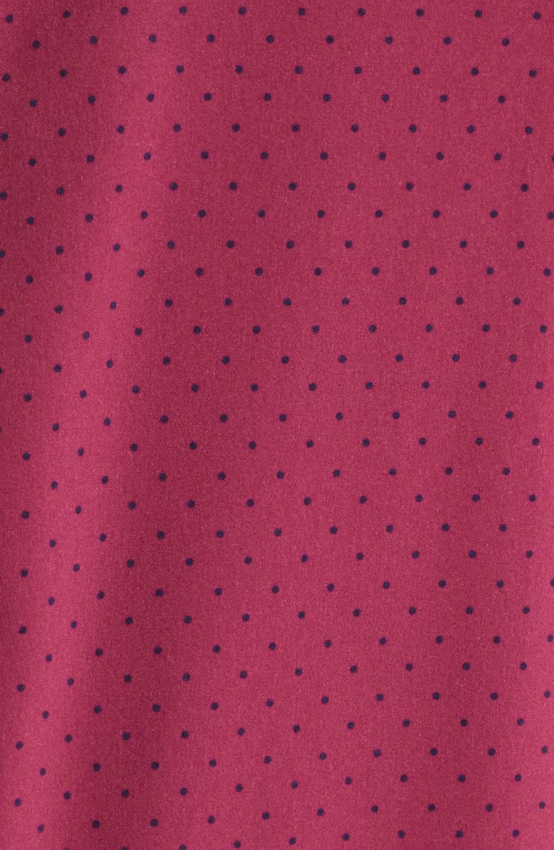 Mizzen+Main Leeward Trim Fit Microdot Performance Button-Up Shirt, Alternate, color, Mulberry Dot