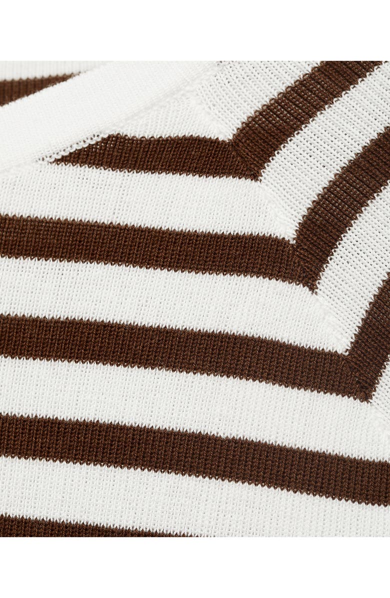 MANGO Raglan Sleeve Cotton Blend Sweater, Alternate, color, Ecru