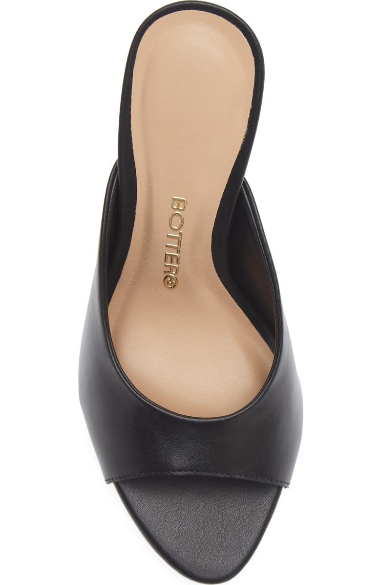 Bottero Peeptoe Slide Sandal, Alternate, color, Preto