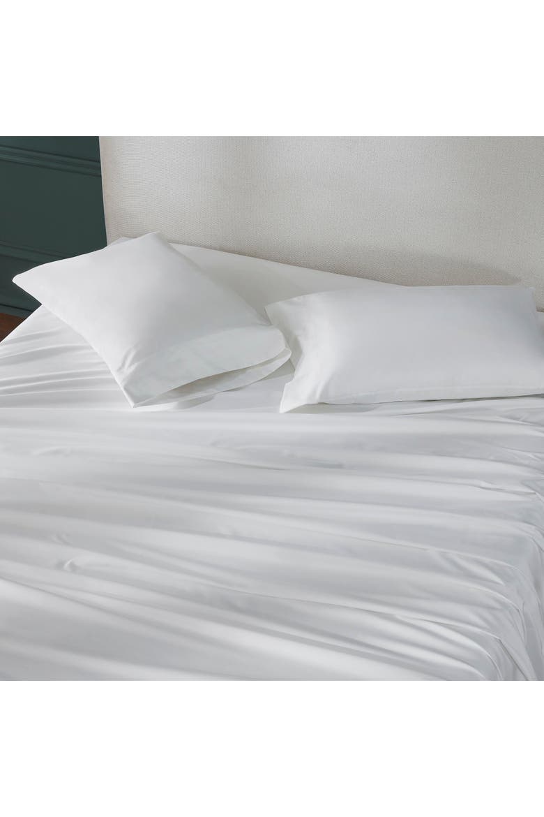 Vanessa Organic Cotton Percale Pillowcases - Set of 2, Alternate, color, White
