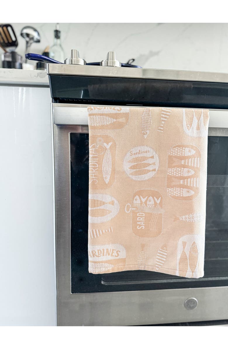 Anaya Simply Sardines Kitchen Towels - Set of 2, Alternate, color, 