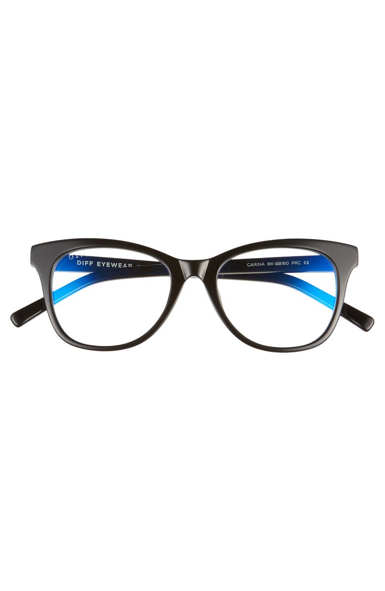 DIFF Carina 49mm Blue Light Blocking Optical Glasses, Alternate, color, 