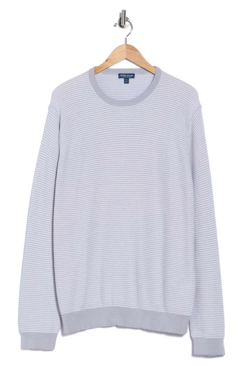 Hart Honeycomb Crewneck Sweater, Main, color, BRITISH GREY