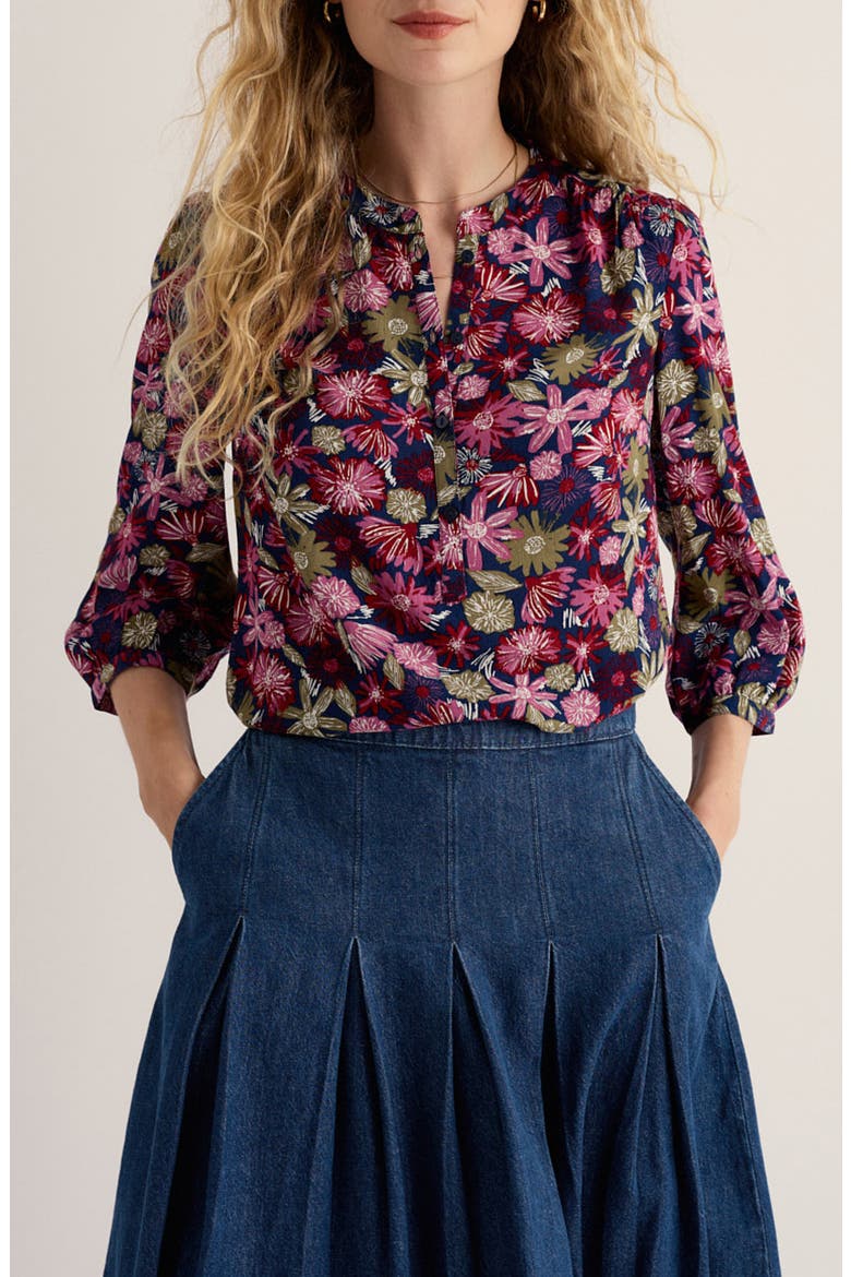 Willow Path Top, Main, color, SKETCHBOOK BLOOMS ROSA