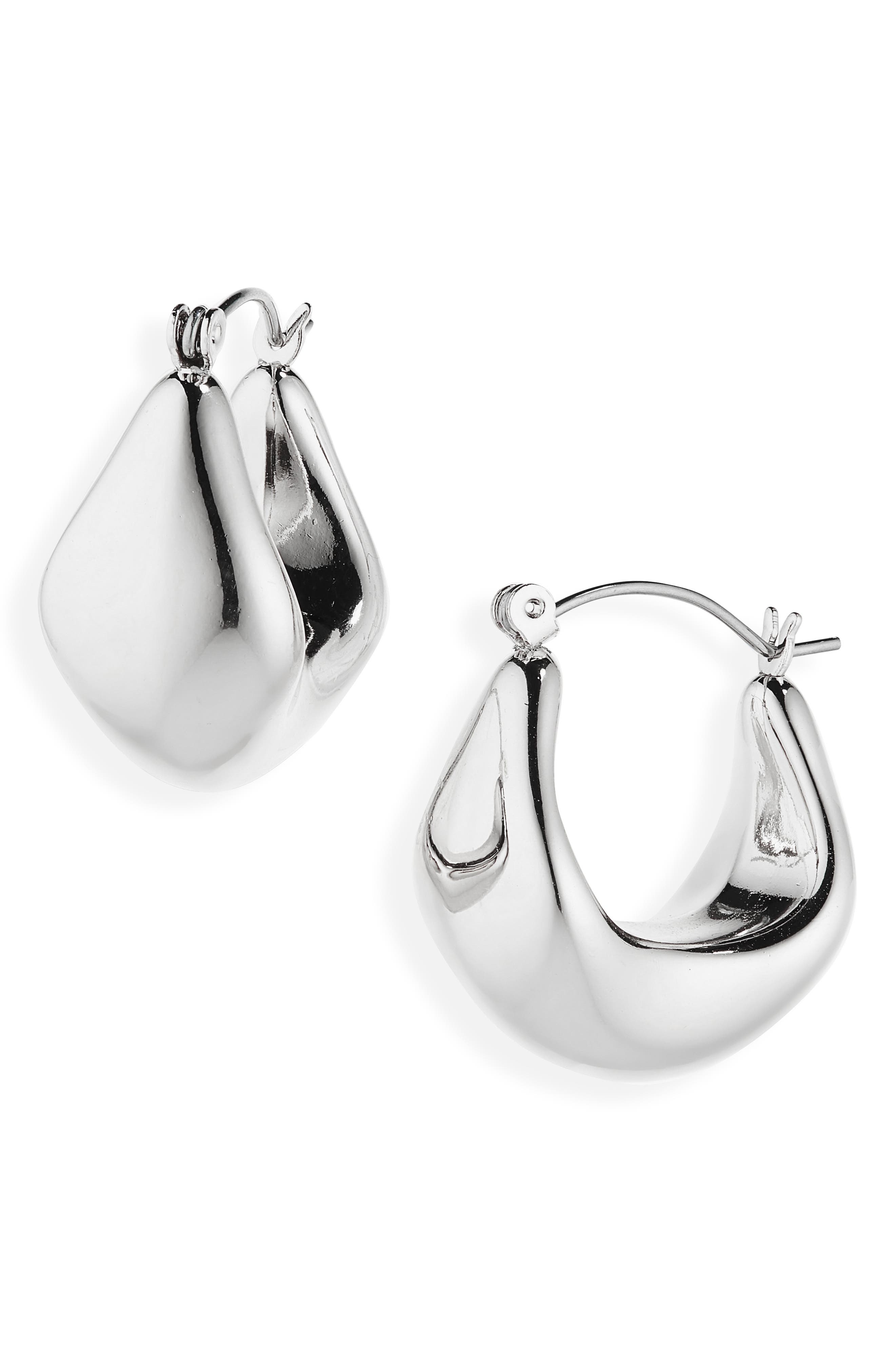 Cara Basket Hoop Earrings