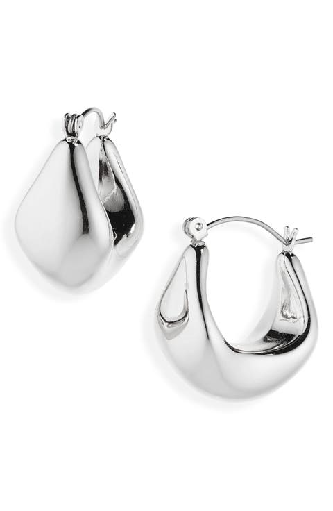 Basket Hoop Earrings