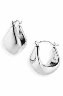 Cara Basket Hoop Earrings