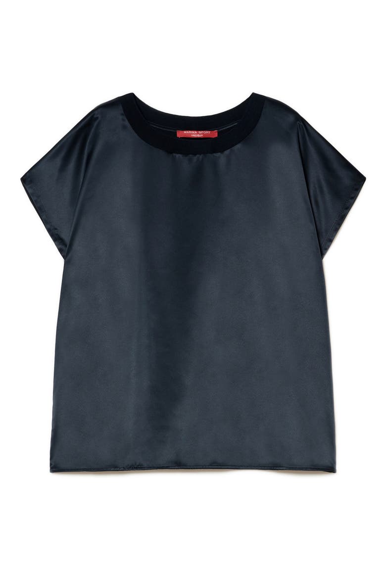 Mrs. Lirica Mixed Media T-Shirt, Alternate, color, MIDNIGHT BLUE