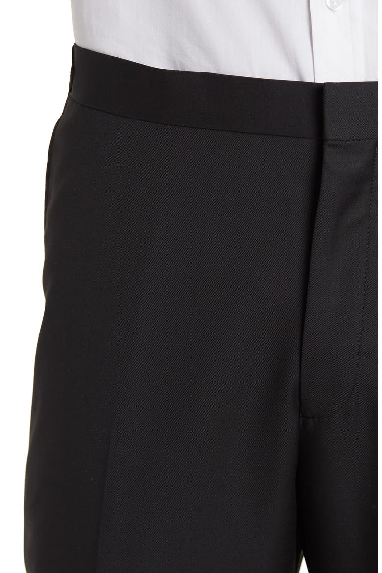 Mercantile One-Button Peak Lapel Tuxedo, Alternate, color, BLACK