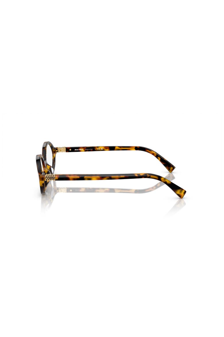 50mm Oval optical glasses, Alternate, color, Tortoise