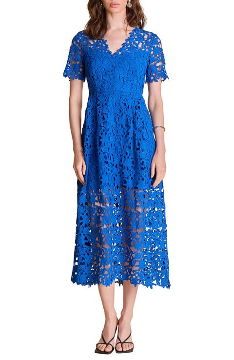 Allover Lace Midi Dress