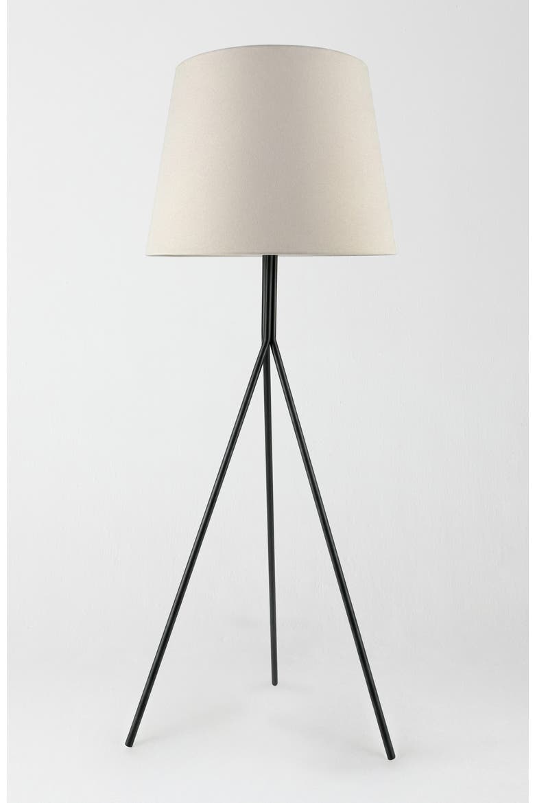 Forge 52" Black Tripod LED Floor Lamp, Main, color, Matte Black