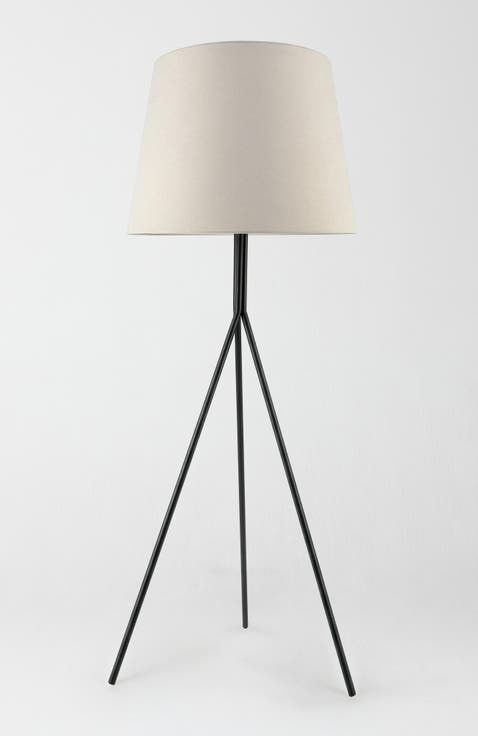 Forge 52" Black Tripod LED Floor Lamp