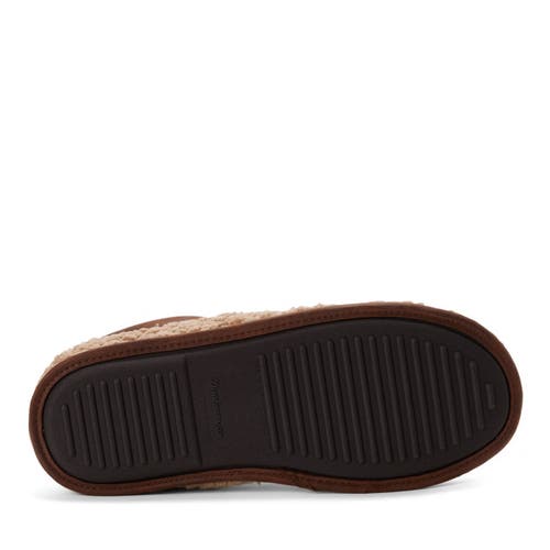 Dearfoams Asher Marled Knit Clog Slipper In Brown
