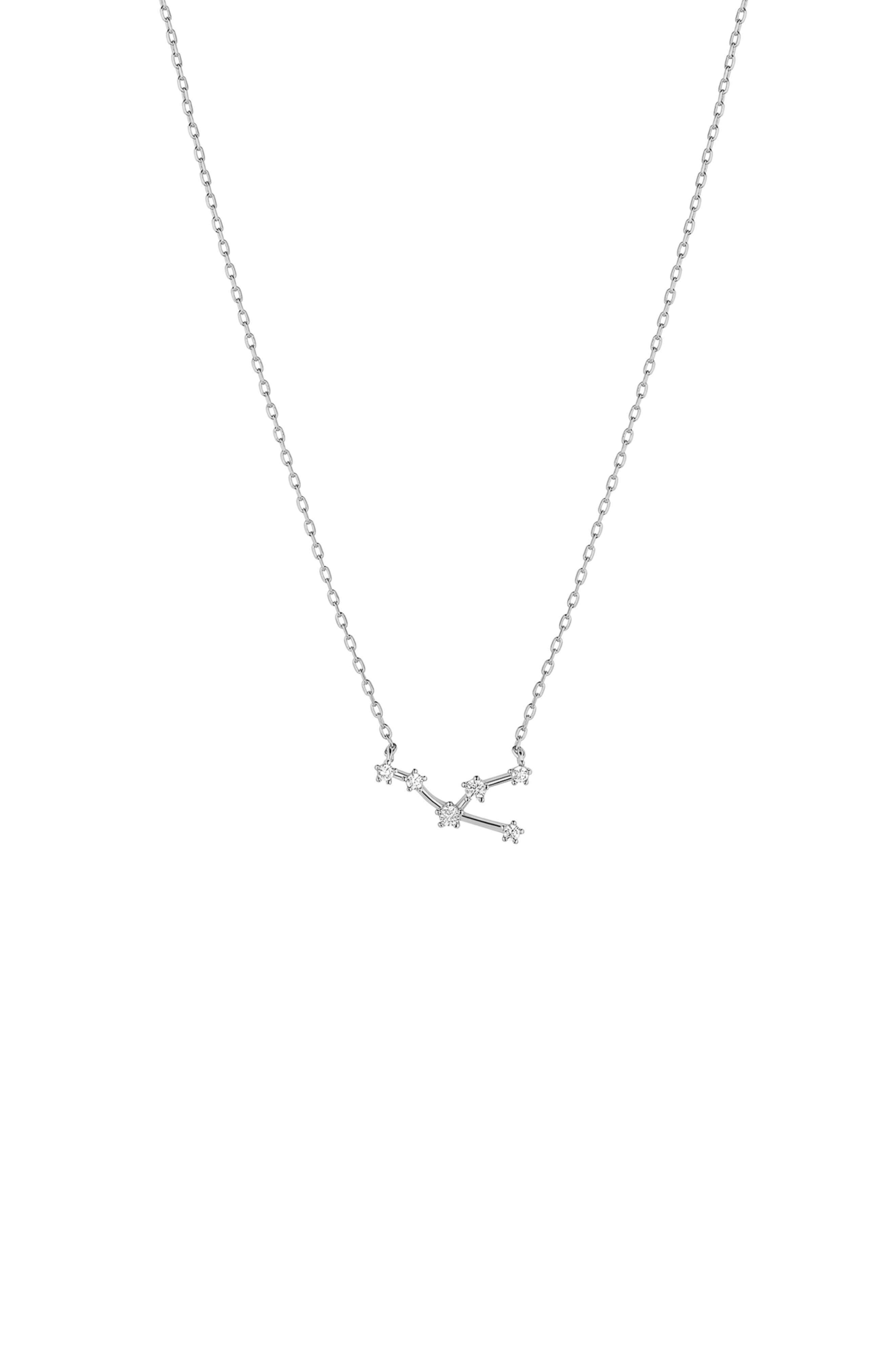 Bearfruit Jewelry 14k Gold Constellation Zodiac Necklace, 12 Zodiac Constellation Holiday Gift Idea In Silver