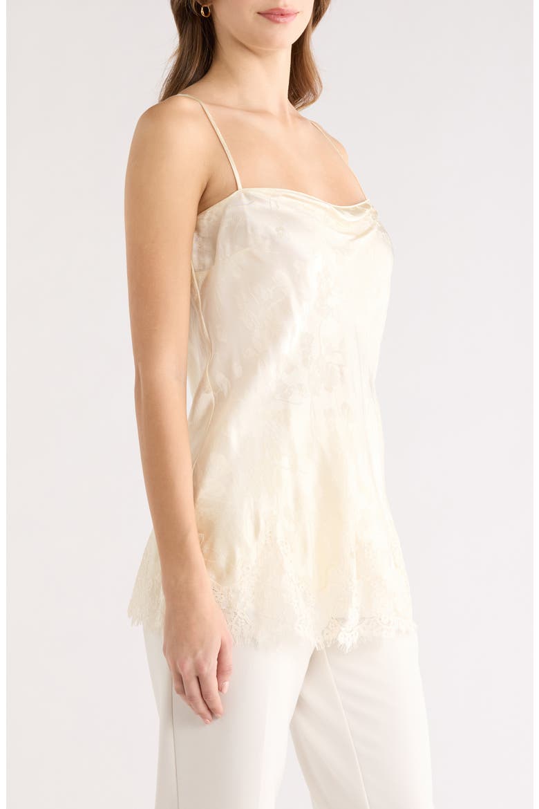 Carolina Jacquard Satin Top, Alternate, color, CREAM JACQUARD