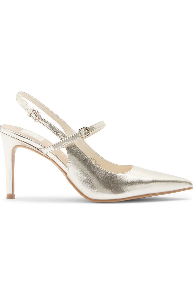 Dolce Vita Kieran Slingback Pump, Alternate, color, Platinum Stella