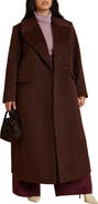 ELOQUII Textured Long Coat (plus)
