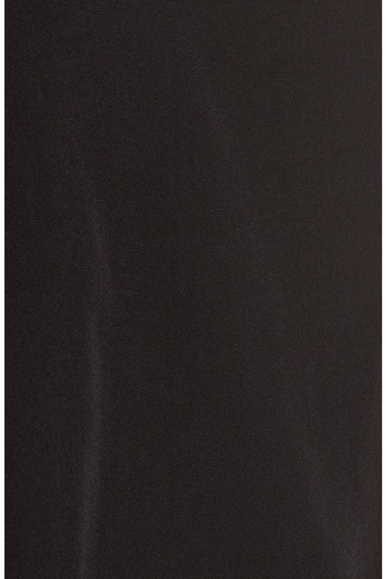 Voile Popover Dress, Alternate, color, BLACK