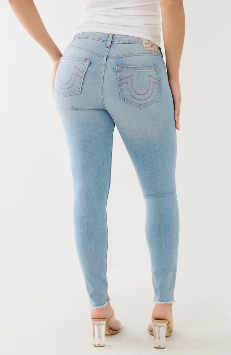 True Religion Jennie Mid Rise Skinny Jeans, Alternate, color,