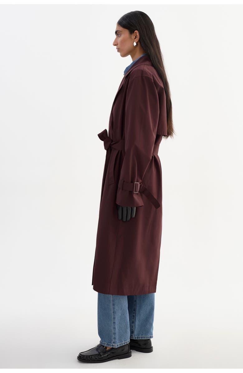 LAMARQUE Colette | Trench Coat, Alternate, color, Burgundy