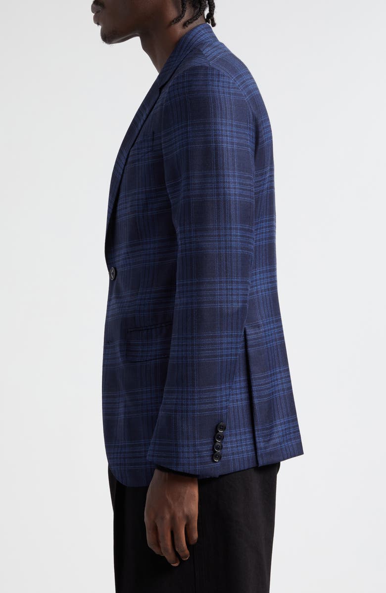 ZEGNA Plaid Achillfarm Wool & Silk Sport Coat, Alternate, color,