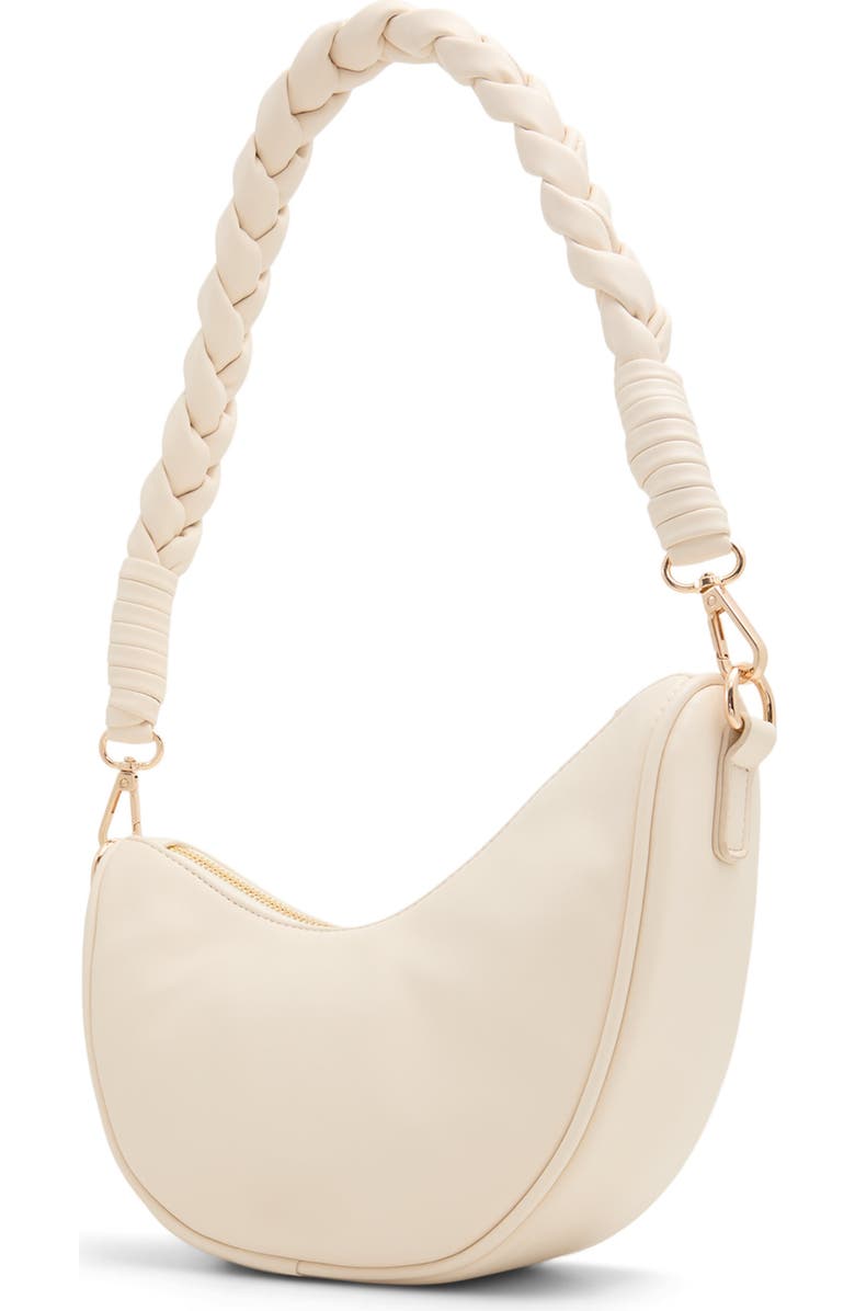 ALDO Amalfiax Faux Leather Shoulder Bag, Alternate, color, Bone
