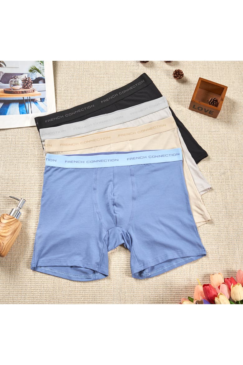 4-Pack Modal Boxer Brief, Main, color, Blue Multi