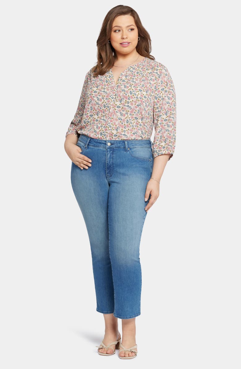 NYDJ Marilyn Ankle Straight Leg Jeans, Alternate, color, Stargazer