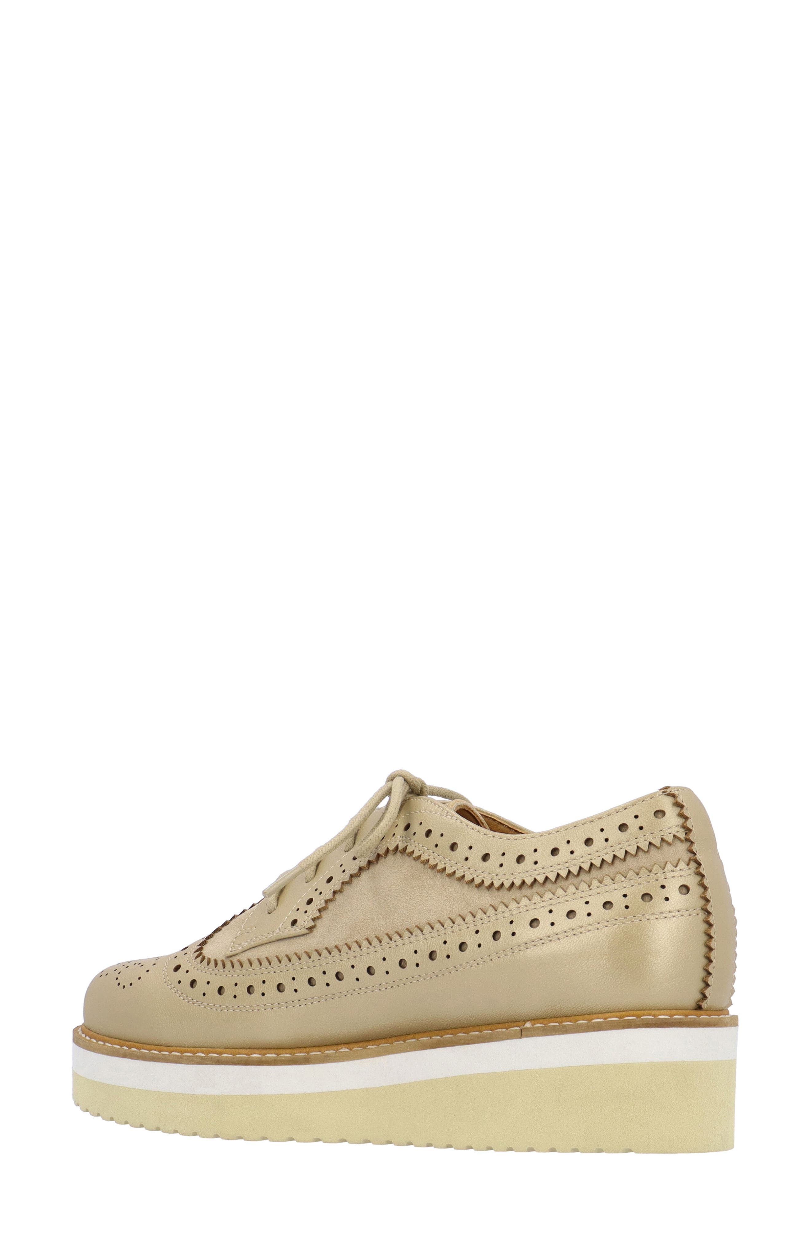 Zorielle Platform Oxford, Alternate, color, PLATINO/ TAUPE