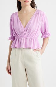 DELUC Felice Peplum Top